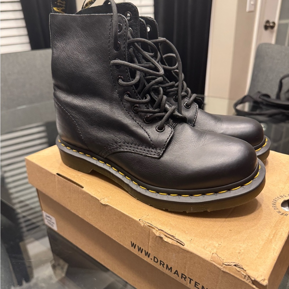 Dr. Martens Black Leather Boots
